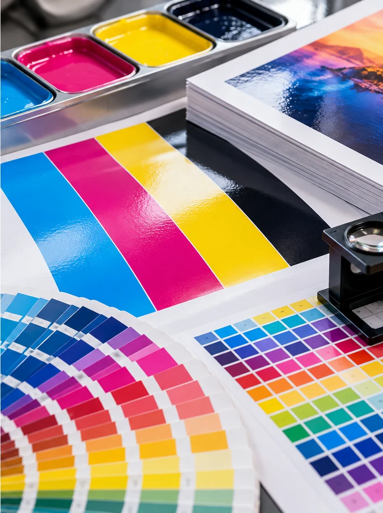 CMYK baskı renkleri ve renk kartelaları